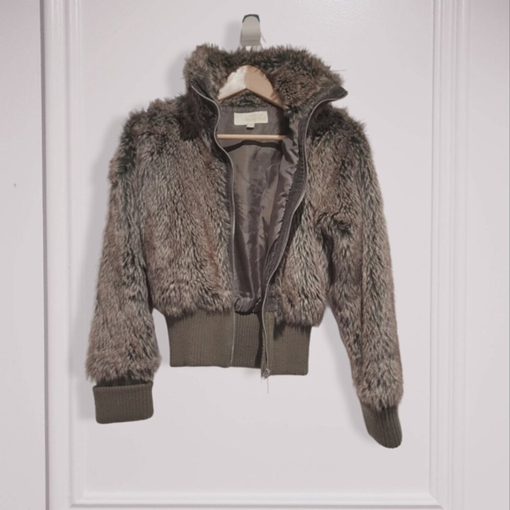 Vintage Y2K Faux Fur Teddy Jacket By Costa Blanca